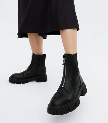 half boot black