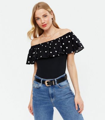 new look off the shoulder bodysuit