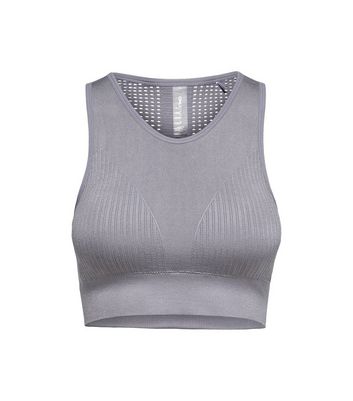 Click to view product details and reviews for Only Play Pale Grey Sports Crop Top New Look.