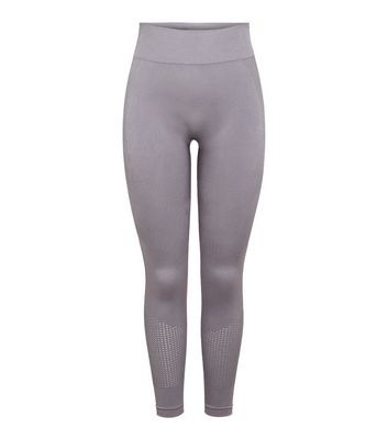 Click to view product details and reviews for Only Play Pale Grey High Waist Sports Leggings New Look.