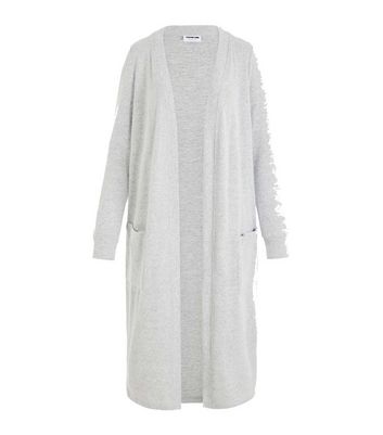 long grey cardigan women