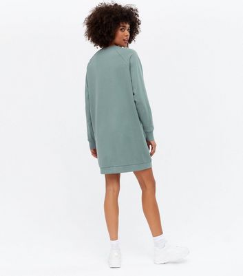 grey embroidered dress