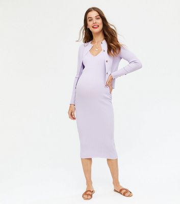 midi cardigan dress