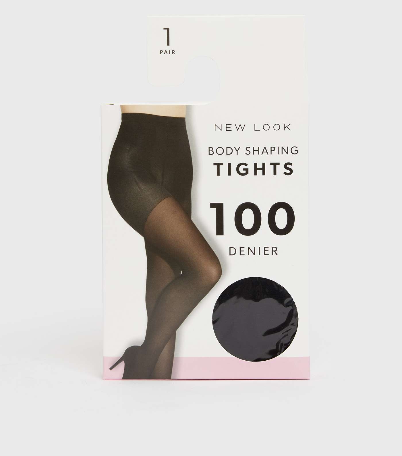 Black 100 Denier Premium Body Shaping Tights Image 2