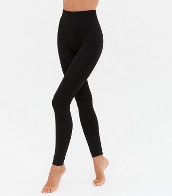 Women Thermal Fleece Lined Leggings Mid Waist Tummy Control Warm Yoga Pants  | eBay