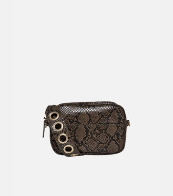 dark brown cross body bag