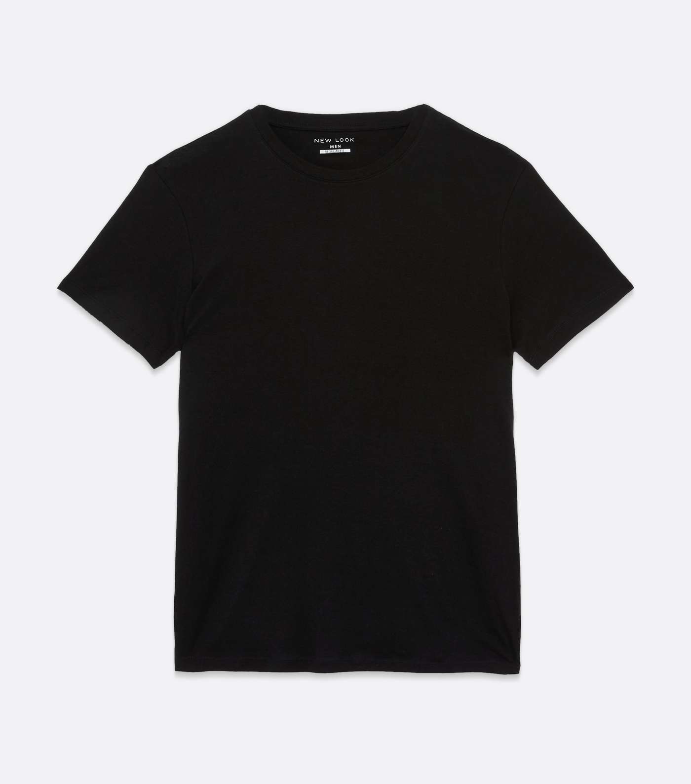 Black Short Sleeve Crew Neck T-Shirt Image 5