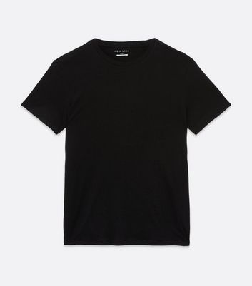 New look black top t shirt