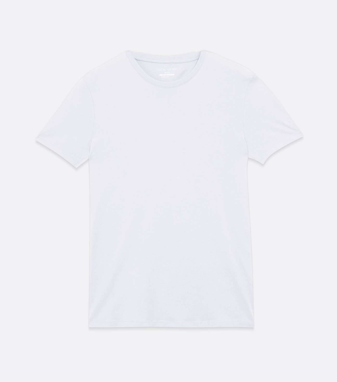 White Short Sleeve Crew Neck T-Shirt Image 5