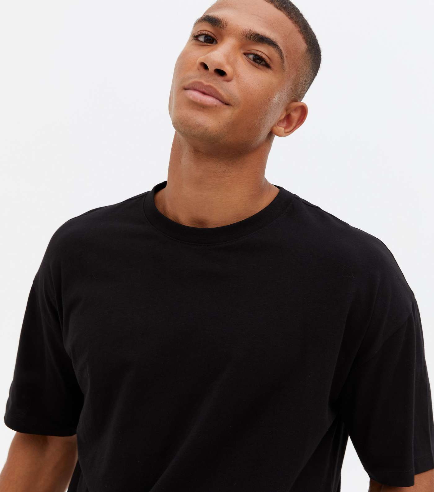 Black Oversized T-Shirt Image 3
