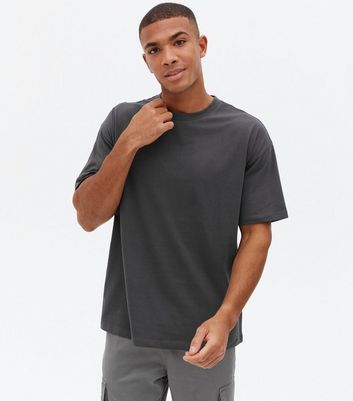dark grey oversized shirt