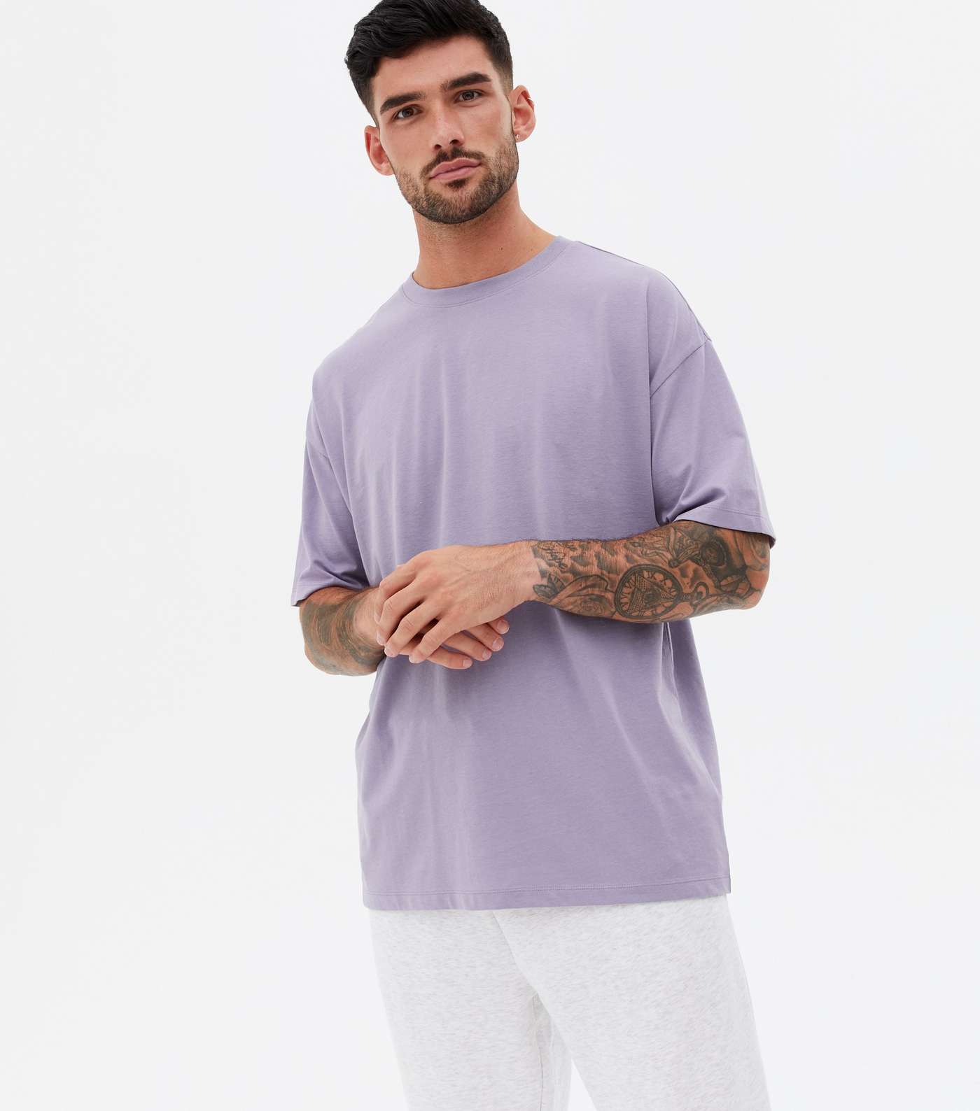 Light Purple Oversized T-Shirt 
