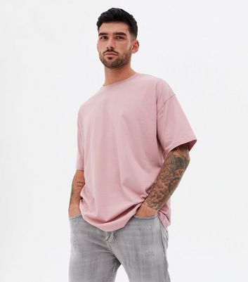 pink oversized tee