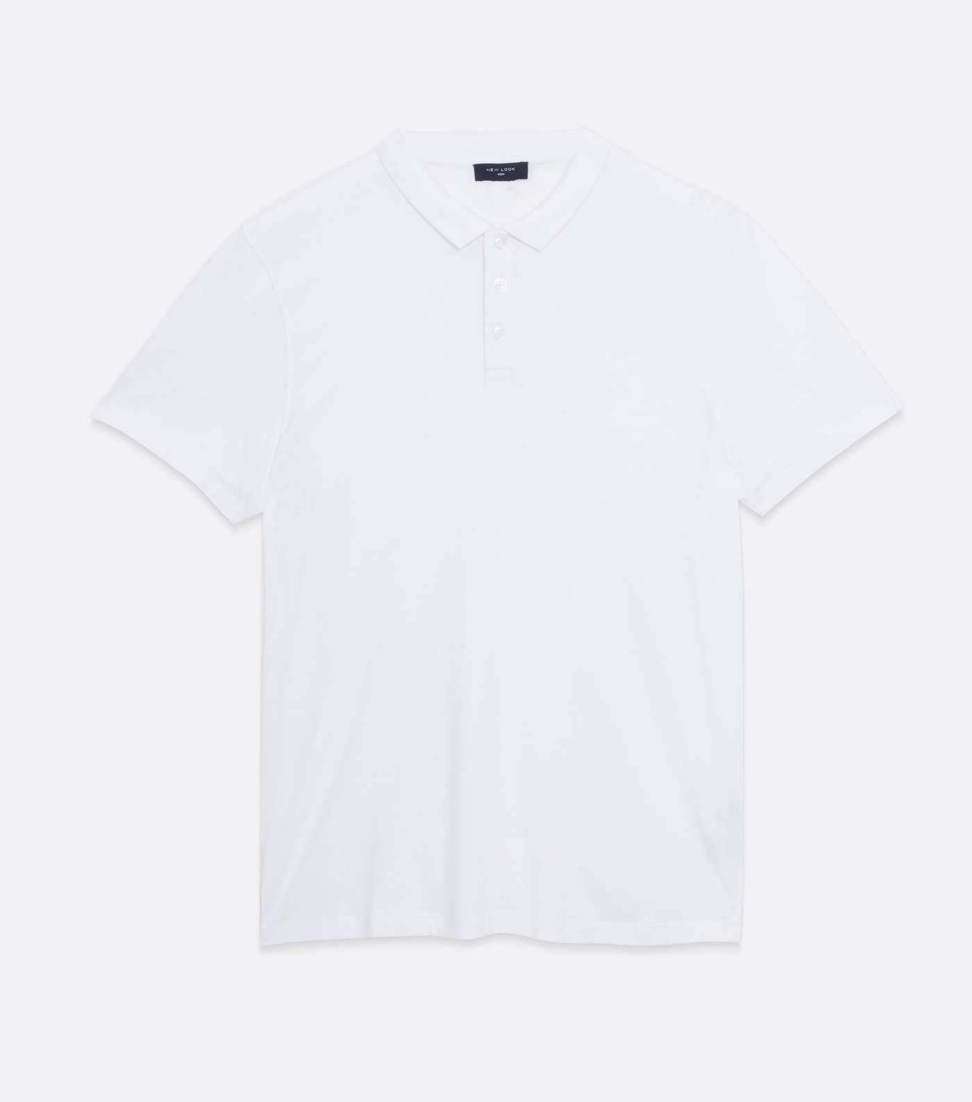 White Short Sleeve Polo Shirt Image 5