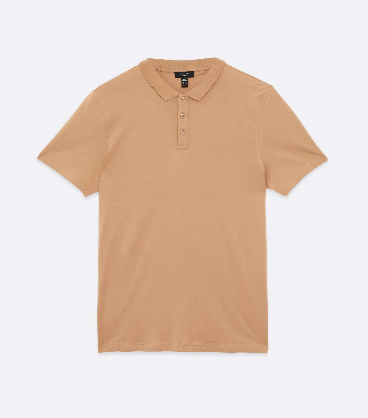 Camel Short Sleeve Polo Shirt Image 5
