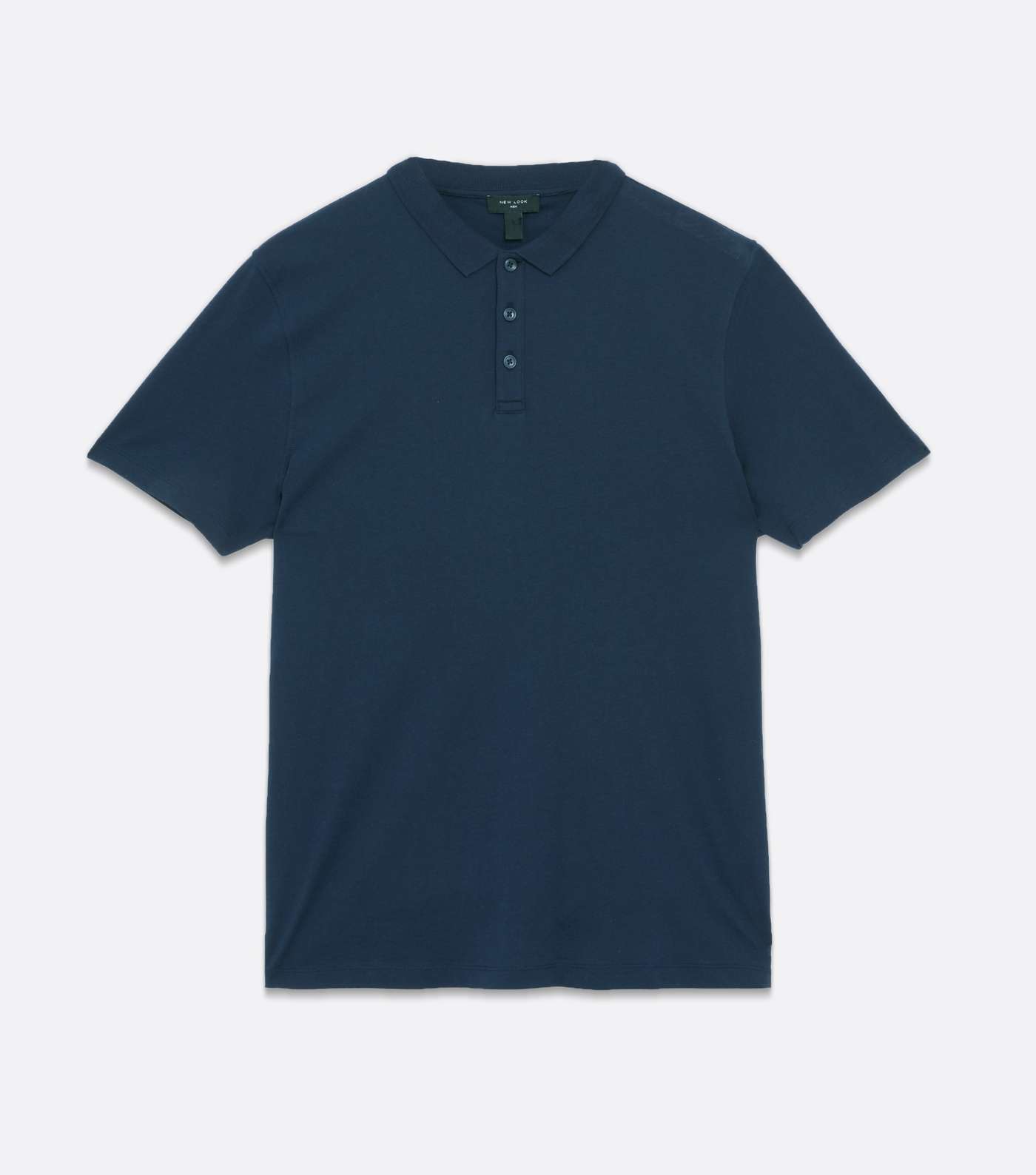 Navy Short Sleeve Polo Shirt Image 5