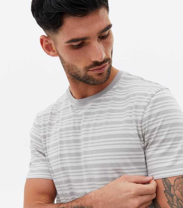 new look mens striped t shirt