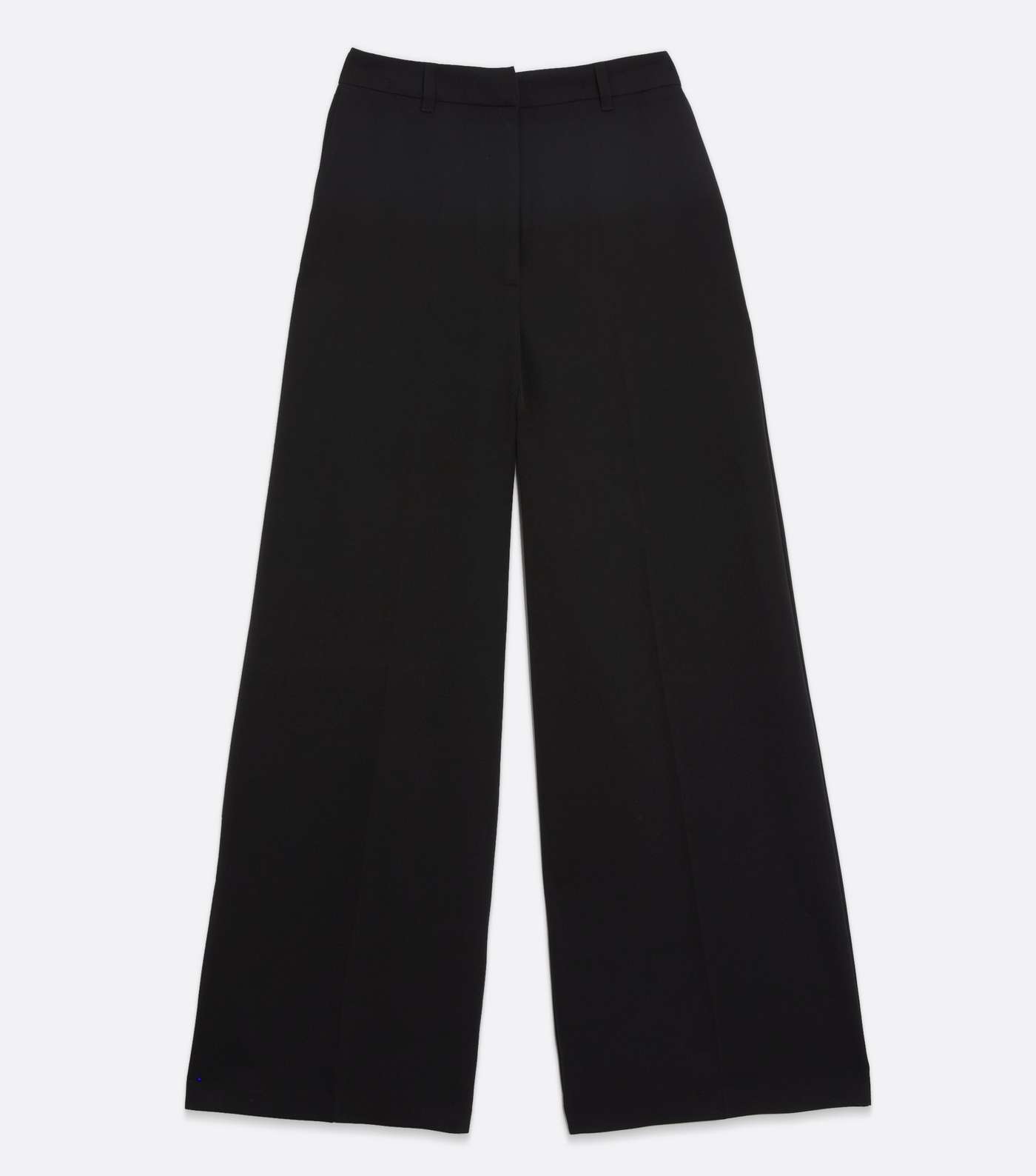 Black Wide Leg Tailored Trousers Image 5