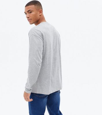 Grey Marl Crew Neck Long Sleeve 
