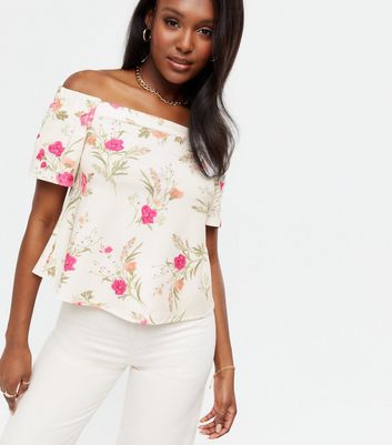 white bardot top uk