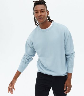 Mens pale 2025 blue sweatshirt