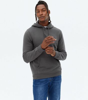 dark grey pullover hoodie