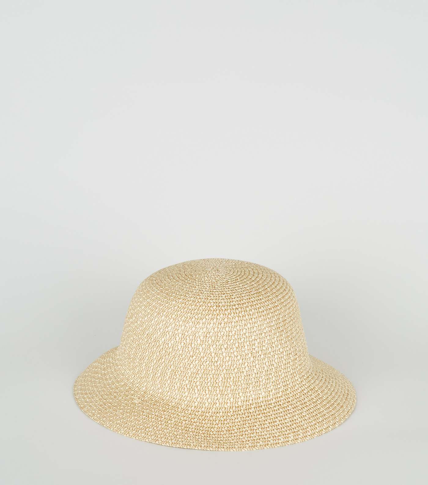 Stone Straw Effect Bucket Hat