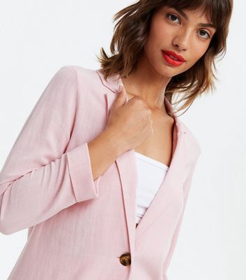 long pink blazer