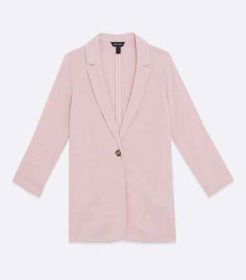 pale pink linen jacket