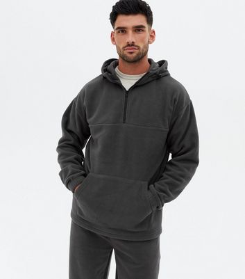 grey fleece zip up