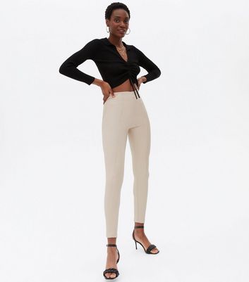 cream leather leggings - OFF-66% >Free Delivery