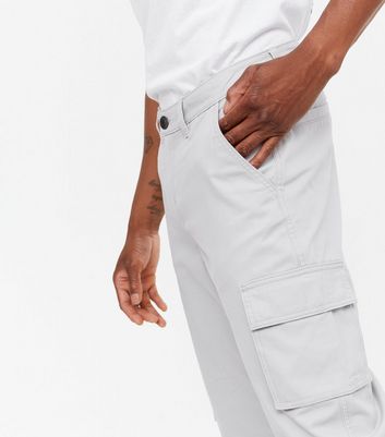 mens slim cargo trousers