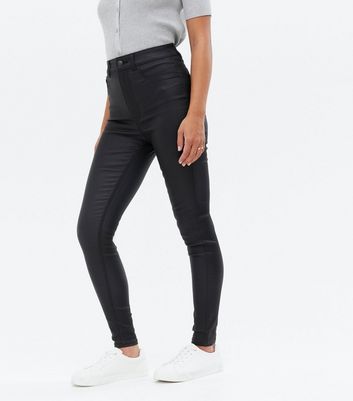 New look store leather skinny jeans