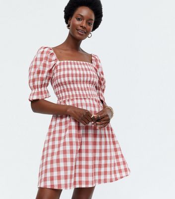 New look hotsell checked dress