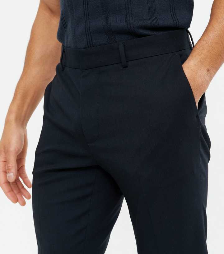 New Look slim suit pants in navy