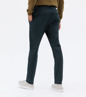 Men's Navy Slim Fit Suit Trousers New Look
