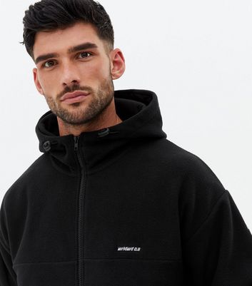 oso zip fleece moletom com capuz