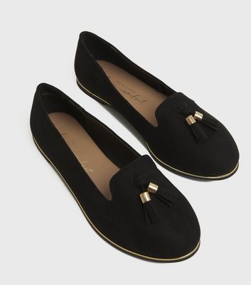 new look wide fit loafers