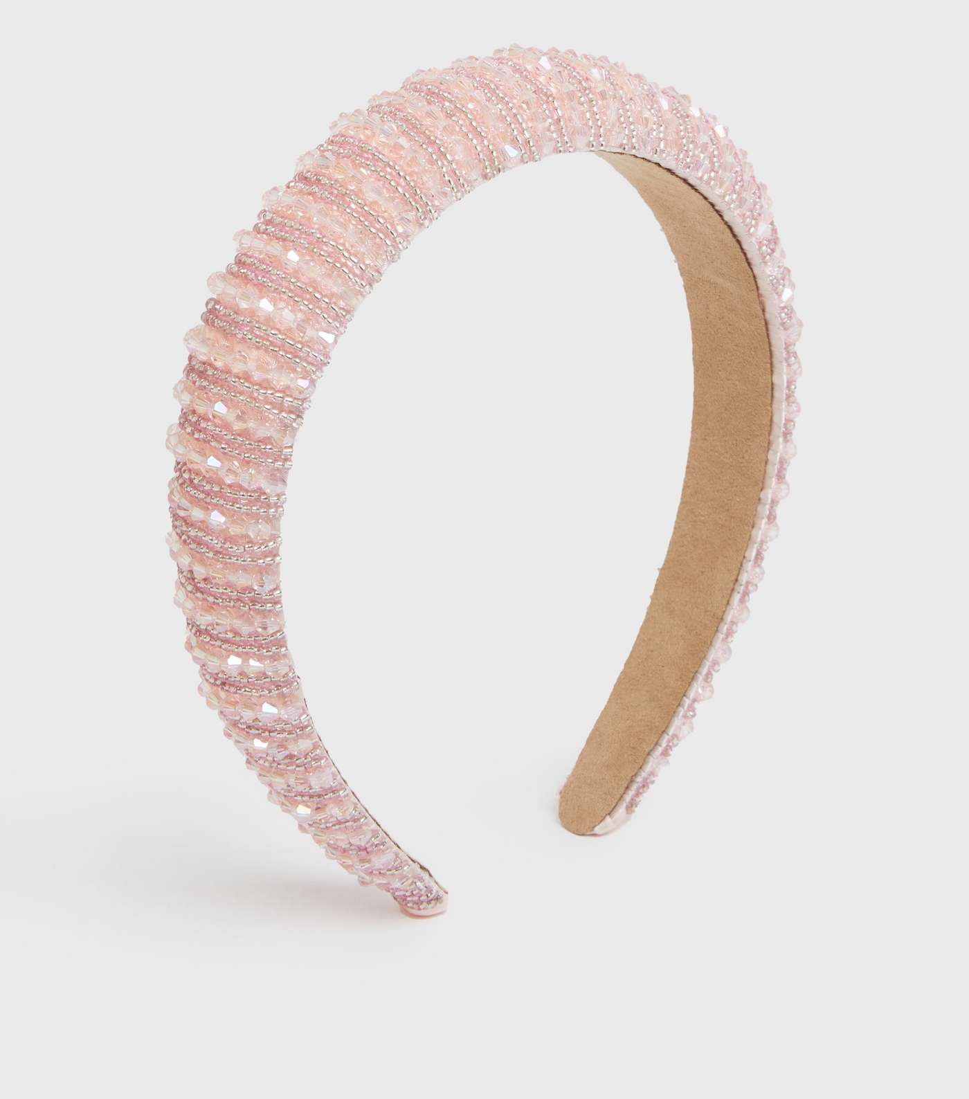 Pink Beaded Headband