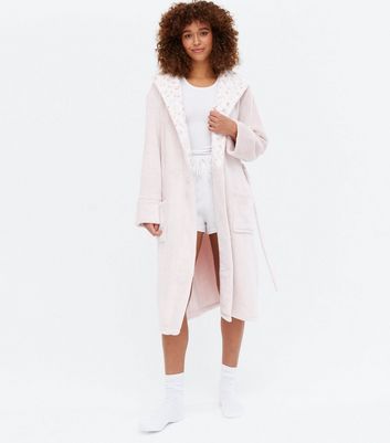 pink dressing gown new look