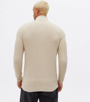 button neck jumper mens