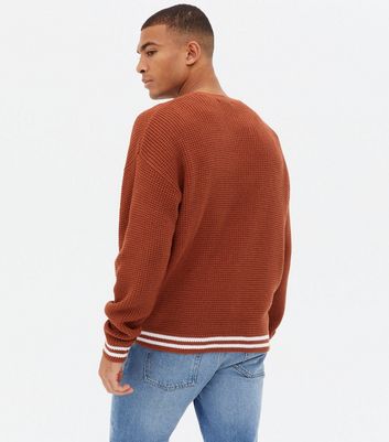 burnt orange knitwear