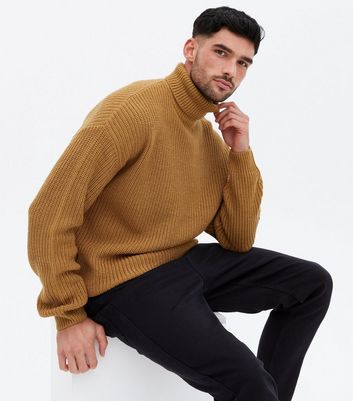 Camel roll clearance neck jumper mens