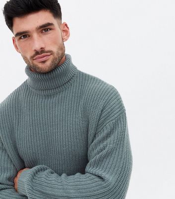 relaxed roll neck jumper