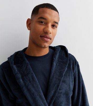 Buy Navy Well Soft Dressing Gown - M | Dressing gowns | Tu