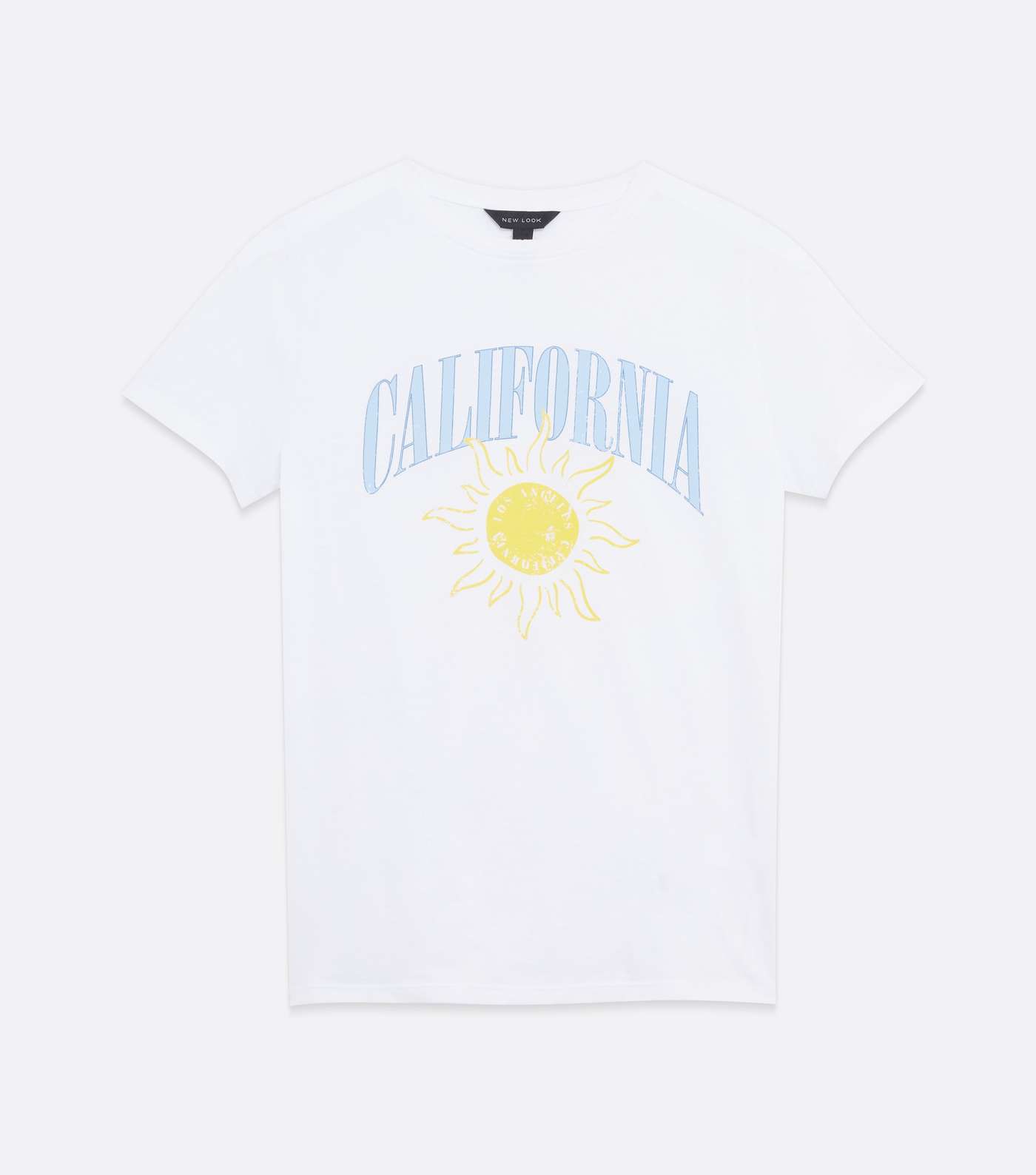 White California Sun Logo T-Shirt Image 5