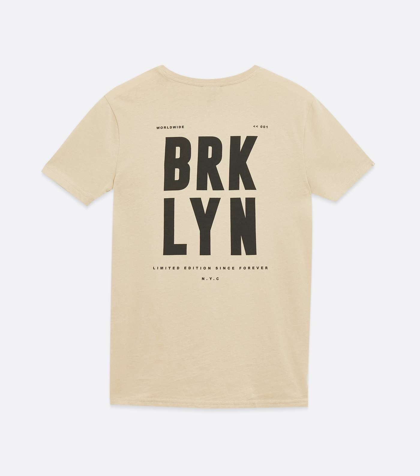 Boys Stone BRKLYN Front and Back Logo T-Shirt Image 6