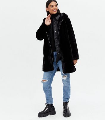 fur coats new look