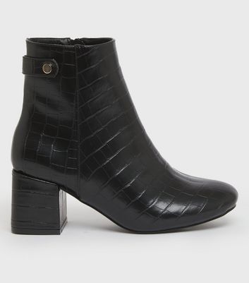 wide fit croc ankle boots