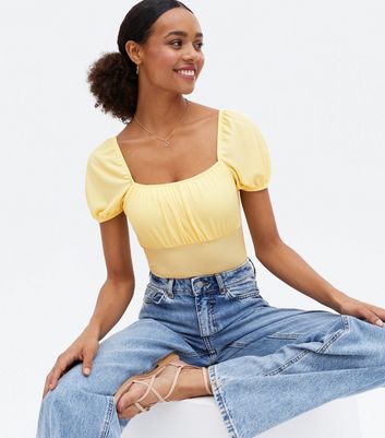 Pale yellow top Clearance